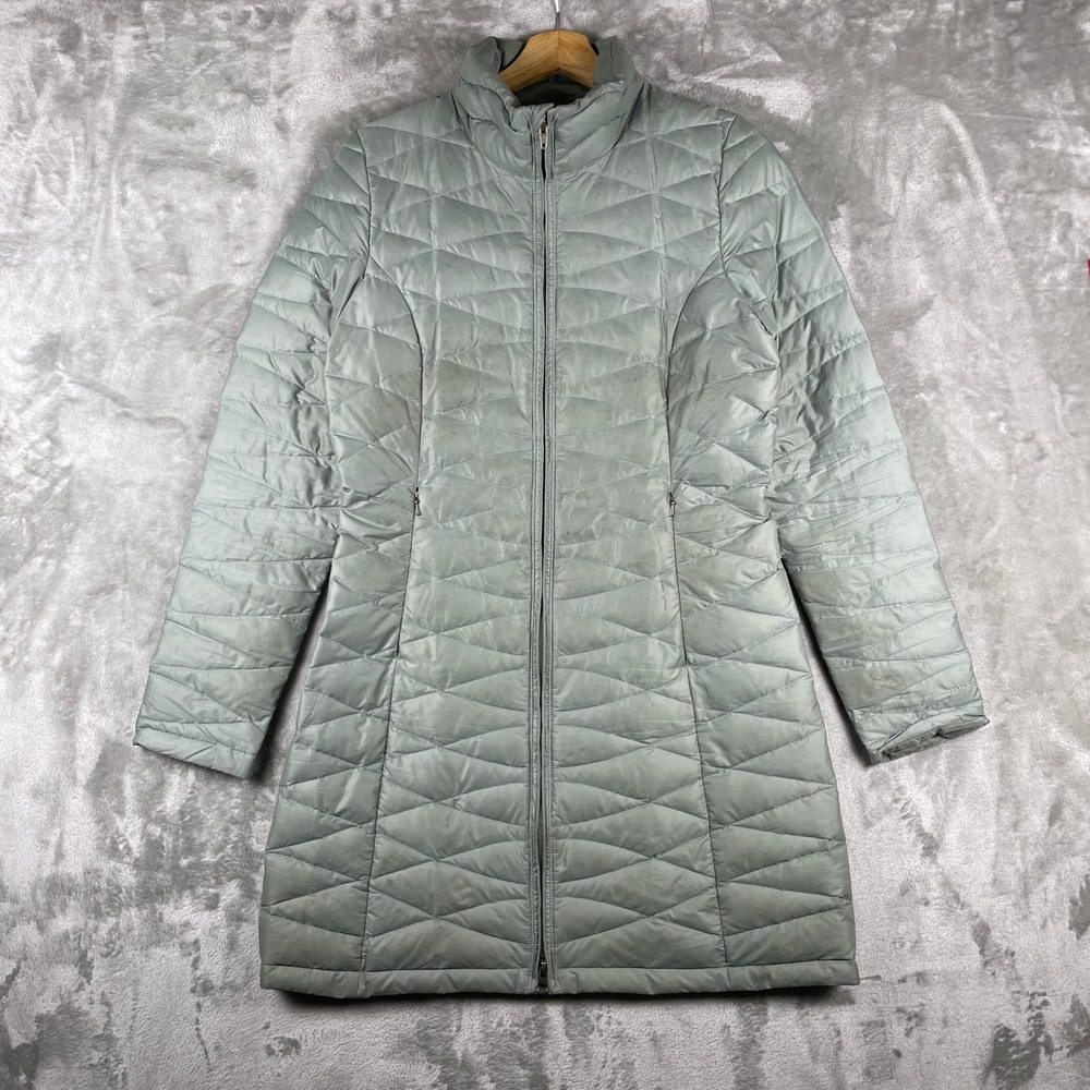 Patagonia Nano Puff Parka Women S Gray Quilted Full Zip Jacket 28357FA14 *READ